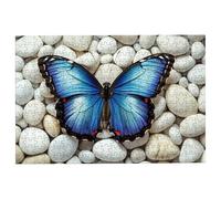 Puzzle 5000 Piezas Mariposa, Puzzle Madera Piedra, Clásico Rompecabezas Desafiante para Toda la Familia, Juguetes Rompecabezas Letras en la Parte Posterior, Regalos Originales para Hombre Decor -1313