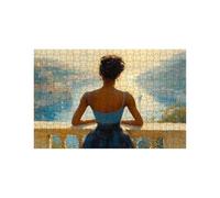 Puzzle 5000 Piezas Mujer Puzzle 5000 Piezas Adultos Pequeño Pueblo Educativo Rompecabezas Madera para Toda la Familia Junta, Puzzles para Reducir el Estrés y Primavera Decoracion 105x160 cm LZPT-04435