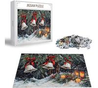 Puzzle 5000 Piezas Navidad Rompecabezas para Adultos, un Rompecabezas Desafiante, Juegos de Puzzle para Toda la Familia, Letras en la Parte Posterior, Decoración del Hogar Regalos Paisaje H-4832