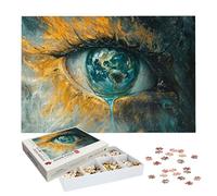Puzzle 5000 Piezas Ojo, Puzzle Tierra con Caja para Adultos, 156.5x105.5cm, DIY 5000 Piezas Rompecabezas Madera para Adultos, Rompecabezas Desafiante para Decoracion Hogar y Pared, Regalo Mujer, -8697