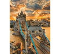 Puzzle 5000 Piezas Paisaje de Puentes Famosos | Puzzles Adultos | para Toda La Familia |181 x 105 cm | Entretenimiento Creativo Rompecabezas Adultos Regalo