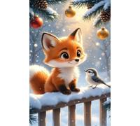 Puzzle 5000 Piezas Pájaros Zorros Invierno, Puzzles Imposible, Desafiante Acertijo, Juegos de Rompecabezas para Toda la Familia, Puzzle Adultos 5000 Piezas 156 x 105 cm