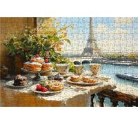 Puzzle 5000 Piezas Pastel, Puzzle 5000 Piezas Adulto ParíS, Rompecabezas de Madera para Adultos 160x105 CM, Puzzles para Toda la Familia Cuadros Decoracion Salon Modernos Regalo Mujer Hombre RXPT-2024