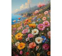 Puzzle 5000 Piezas Primavera Puzzle Flor Rompecabezas Adultos, Rompecabezas Pieza de Maderas Jigsaw Arte, Jigsaw educa para Adultos y niños a Partir de 14 Años U-1057
