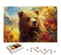 Puzzle 5000 Piezas, Puzzle Animal con Caja Regalo, Oso Puzzles 5000 Piezas Adultos, Medidas: 156 x 105 cm, Rompecabezas Adultos de Madera, Rompecabezas Desafiante para Decoración Hogar y Pared, -6904