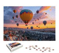 Puzzle 5000 Piezas, Puzzle Globo Aerostático con Caja Regalo, Paisajes Puzzles 5000 Piezas Adultos, Medidas: 156 x 105 cm, Rompecabezas Adultos de Madera, Rompecabezas Desafiante para Regalos, -5240