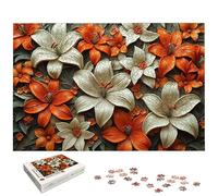 Puzzle 5000 Piezas, Puzzle Lirio con Caja Regalo, Flor Puzzles 5000 Piezas Adultos, Medidas: 156 x 105 cm, Rompecabezas Adultos de Madera, Rompecabezas Desafiante para Decoración Hogar y Pared, -5296