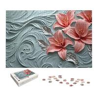 Puzzle 5000 Piezas, Puzzle Lirio con Caja Regalo, Flor Puzzles 5000 Piezas Adultos, Medidas: 156 x 105 cm, Rompecabezas Adultos de Madera, Rompecabezas Desafiante para Decoración Hogar y Pared, -5084