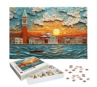 Puzzle 5000 Piezas, Puzzle Venecia de Madera para Adultos, Regalos -2336