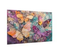 Puzzle 5000 Piezas Retro Puzzle Mariposa Rompecabezas DIY con Caja de Regalo,Pasatiempo Creativo,Regalos Originales para Mujer,Juego Familiar Actividades Creativas, Wall Decoration 105 x 156 cm -350Y