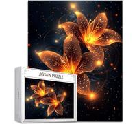 Puzzle 5000 Piezas Sueño Rompecabezas para Adultos, un Rompecabezas Desafiante, Juegos de Puzzle para Toda la Familia, Letras en la Parte Posterior, Decoración del Hogar, Regalos Navidad Lirio H-80