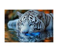 Puzzle 5000 Piezas Tigre Puzzles Animales Medidas 156x105cm Rompecabezas para Adultos Entretenimiento Creativo, Divertido Clásico Rompecabezas Juguetes Educativos Regalos Originales para Mujer B-02