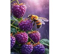 Puzzle 520 Piezas Adultos, Frutas Abejas Puzzle, 52x38 cm, Familia Descompresión de la Vida Rompecabezas, Clásico para Mujeres y Hombres, como Decoración del Hogar