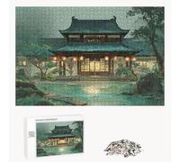 Puzzle 520 Piezas Adultos Historietas & Cabina, Rompecabezas con Letras Traseras y Póster, Pasatiempo Antiestrés, Decoración de Pared, Regalo Decorar Mujer Hombre 52 x 38 cm (14 Años +) P3#500