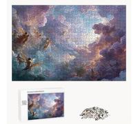 Puzzle 520 Piezas Adultos Religión & Dios, Rompecabezas con Letras Traseras y Póster, Pasatiempo Antiestrés, Decoración de Pared, Regalo Decorar Mujer Hombre 52 x 38 cm (14 Años +) P3#590