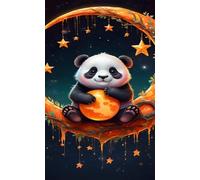 Puzzle 520 Piezas para Adultos y Familia - Panda Moon | Rompecabezas de 52x38 cm | Juego de Mesa de Descompresión y Relajación Cumpleaños