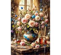 Puzzle 520 Piezas, Ramo de Rosas Puzzles para Adultos,Rompecabezas de Adultos, Juguetes de Regalo Entretenimento Puzzle, Juego de Rompecabezas