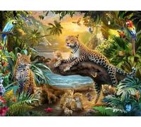 Puzzle 60 Piezas, Animales de la Selva Leopardo Puzzles para Adultos,Rompecabezas de Adultos, Juguetes de Regalo Entretenimento Puzzle, Juego de Rompecabezas