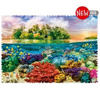 Puzzle 600 uds Crazy Shapes Isla Tropical