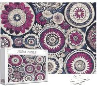 Puzzle 6000 Piezas Adultos, Mandala Puzzle Bohemia Patrón Diseño, 179x105cm Gran Formato Color Jigsaw Adultos, DIY Artesanía con Embalaje de Caja de Regalo, Home Room Wall Decor, Regalo Mujer,Model189
