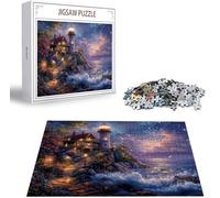 Puzzle 6000 Piezas Adultos, Puzzle Faro con Exquisita Caja de Embalaje, Medidas: 179 x 105 cm, Rompecabezas Aurora para Toda la Familia, Rompecabezas Desafiante para Decoracion Hogar y Pared B-3618