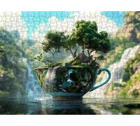 Puzzle 6000 Piezas Adultos, Rompecabezas de Madera 179 x 105 cm Gran Detalle y Colores Vivos - Un Desafío Divertido para Familia y Amigos, Actividad Creativa y Regalo Educativo, Taza Caer f0-18