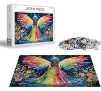 Puzzle 6000 Piezas Ángel Puzzle 6000 Piezas Flor Rompecabezas Adultos, Jigsaw PanoramicoRompecabezas Pieza de Madera, Diversión en Familia Jigsaws Educa para Adultos y Niñs A Partir de 14 Años x-1510