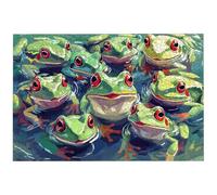 Puzzle 6000 Piezas Animal, Puzzle Rana para Adultos, un Rompecabezas Desafiante para Adultos, Rompecabezas Madera para Toda la Familia, Puzzles con Caja para Decoracion Hogar, Regalo Mujer, -8710