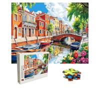 Puzzle 6000 Piezas Arquitectura, Rompecabezas Adultos, Puzzle de Madera Piezas Encajan Perfectamente, Letras en Parte Posterior, Bote Puzzles Adulto Compact Box, Regalo Mujer 179.5 x 105.5 cm 8p-339