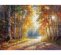 Puzzle 6000 Piezas bosque Atardecer | Rompecabezas Adultos 179.5x105.5 cm | Puzzle XXL | Rompecabezas Jigsaw para Adultos | Un Divertido Desafiante Decorar Toda Familia | Mujer y Hombres Regalo s7h-68