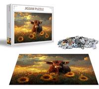 Puzzle 6000 Piezas Buey Puzzle 6000 Piezas Flor Rompecabezas Adultos, Jigsaw Panoramico, Rompecabezas Pieza de Madera, Diversión en Familia Jigsaws Educa para Adultos y Niñs A Partir de 14 Años x-1252