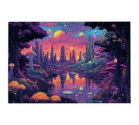 Puzzle 6000 Piezas Champiñón, Puzzle Misterio para Adultos, un Rompecabezas Desafiante para Adultos, Rompecabezas Madera para Toda la Familia, Puzzles con Caja para Decoracion Hogar, Regalos, -6820