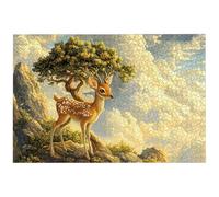 Puzzle 6000 Piezas Ciervo, Puzzle Árbol de Vida para Adultos, un Rompecabezas Desafiante para Adultos, Rompecabezas Madera para Toda la Familia, Puzzles con Caja para Decoracion Hogar, Regalos, -7878