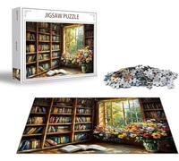 Puzzle 6000 Piezas Estante para Libros Puzzle 6000 Piezas Flor Rompecabezas Adultos, Jigsaw Panoramico, Rompecabezas Pieza de Madera, Diversión Jigsaws para Adultos y Niñs A Partir de 14 Años x-1522