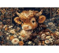 Puzzle 6000 Piezas Flor, Puzzle 6000 Piezas Adulto Buey, Rompecabezas de Madera para Adultos 180x105 cm, Puzzles para Toda la Familia Cuadros Decoracion Salon Modernos Regalo Mujer Hombre RXPT-6545