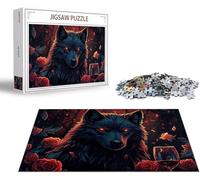 Puzzle 6000 Piezas Flor Puzzle 6000 Piezas Lobo Rompecabezas Adultos, Jigsaw Panoramico, Rompecabezas Pieza de Madera, Diversión en Familia Jigsaws Educa para Adultos y Niñs A Partir de 14 Años x-1587