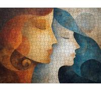 Puzzle 6000 Piezas, Hombre Abstracto Rompecabezas Adultos Puzzle, Desafiante Puzzles de Decoración Juego de, Entretenimiento Juego Educativo para Toda la Familia, para Regalo Decoración R7KH-106