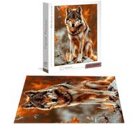 Puzzle 6000 Piezas Lobo Rompecabezas para Adultos, un Rompecabezas Desafiante, Juegos de Puzzle para Toda la Familia, Letras en la Parte Posterior, Decoración del Hogar, Regalos Navidad Animal B-8901