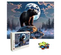 Puzzle 6000 Piezas Loto Lunar, Rompecabezas Adultos, Puzzle de Madera Piezas Encajan Perfectamente, Letras en la Parte Posterior, Oso Puzzles Adulto Compact Box, Regalo Mujer 179.5 x 105.5 cm 8p-818
