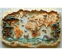 Puzzle 6000 Piezas Mapa del Mundo, Puzzle 6000 Piezas Adulto Caballo, Rompecabezas de Madera para Adultos 180x105 CM, Puzzles para Toda la Familia Cuadros Decoracion Salon Modernos Regalo RXPT-9153