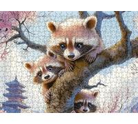 Puzzle 6000 Piezas Mapache palacio | Rompecabezas Adultos 179.5x105.5 cm | Puzzle XXL | Rompecabezas Jigsaw para Adultos | Un Divertido Desafiante Decorar Toda Familia | Mujer y Hombres Regalo s7h-434