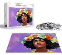 Puzzle 6000 Piezas Mujer Puzzle 6000 Piezas Flor Rompecabezas Adultos, Jigsaw PanoramicoRompecabezas Pieza de Madera, Diversión en Familia Jigsaws Educa para Adultos y Niñs A Partir de 14 Años x-1471