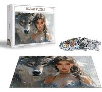 Puzzle 6000 Piezas Mujer Puzzle 6000 Piezas Lobo Rompecabezas Adultos, Jigsaw PanoramicoRompecabezas Pieza de Madera, Diversión en Familia Jigsaws Educa para Adultos y Niñs A Partir de 14 Años x-1583
