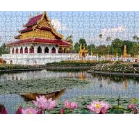 Puzzle 6000 Piezas Palacio Loto | Rompecabezas Adultos 179.5x105.5 cm | Puzzle XXL | Rompecabezas Jigsaw para Adultos | Un Divertido Y Desafiante Decorar Toda Familia | Mujer y Hombres Regalo s7h-344