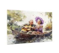 Puzzle 6000 Piezas Pareja Puzzle Parque Rompecabezas DIY con Caja de Regalo,Pasatiempo Creativo,Regalos Originales para Mujer,Juego Familiar Actividades Creativas, Wall Decoration 105 x 180 cm -1468Y