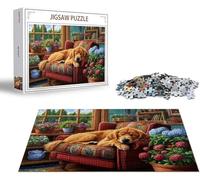 Puzzle 6000 Piezas Perro Puzzle 6000 Piezas Flor Rompecabezas Adultos, Jigsaw PanoramicoRompecabezas Pieza de Madera, Diversión en Familia Jigsaws Educa para Adultos y Niñs A Partir de 14 Años x-1452