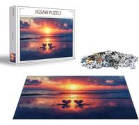 Puzzle 6000 Piezas Playa Puzzle 6000 Piezas Amar Rompecabezas Adultos, Jigsaw PanoramicoRompecabezas Pieza de Madera, Diversión en Familia Jigsaws Educa para Adultos y Niñs A Partir de 14 Años x-1414