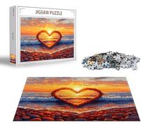 Puzzle 6000 Piezas Playa Puzzle 6000 Piezas Amar Rompecabezas Adultos, Jigsaw PanoramicoRompecabezas Pieza de Madera, Diversión en Familia Jigsaws Educa para Adultos y Niñs A Partir de 14 Años x-1125