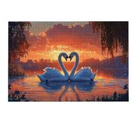Puzzle 6000 Piezas, Puzzle Cisne con Caja para Adultos, 6000 Piezas Rompecabezas Adultos, Amar Rompecabezas Madera Desafiante para Decoración Hogar y Paredes, Puzzles para Regalo Mujer/Hombre, -8911