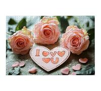 Puzzle 6000 Piezas, Puzzle Rosa con Caja para Adultos, 6000 Piezas Rompecabezas Adultos, Amar Rompecabezas Madera Desafiante para Decoración Hogar y Paredes, Puzzles para Regalo Mujer/Hombre, -7991